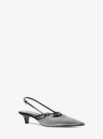 Selina utsmyckad slingback-pumps