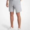 Shorts i fransk frotté i bomullsblandning