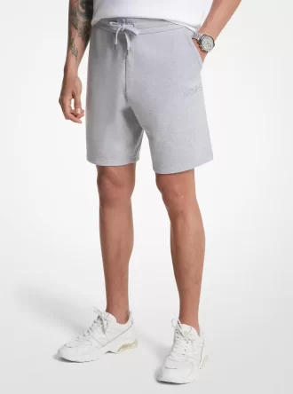Shorts i fransk frotté i bomullsblandning