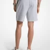 Shorts i fransk frotté i bomullsblandning