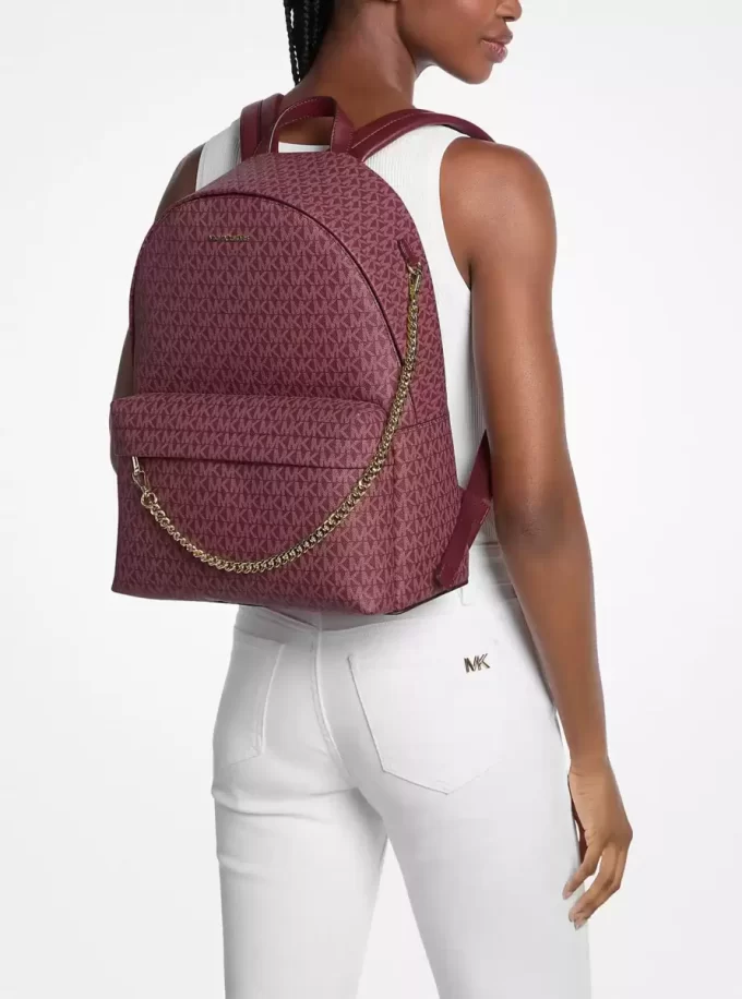 Slater stor ryggsäck med signaturlogotyp