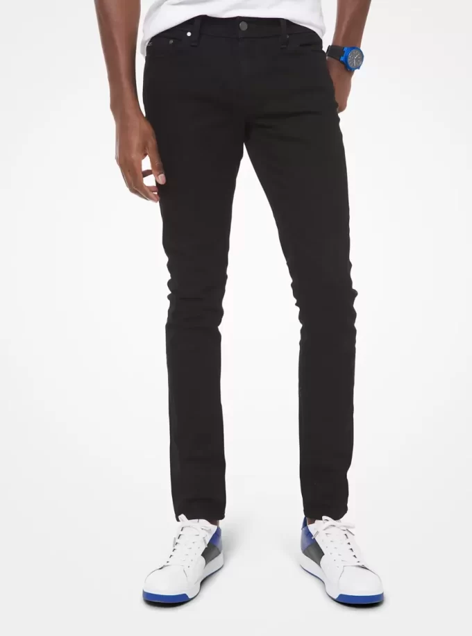 Slim-fit jeans i stretchbomull