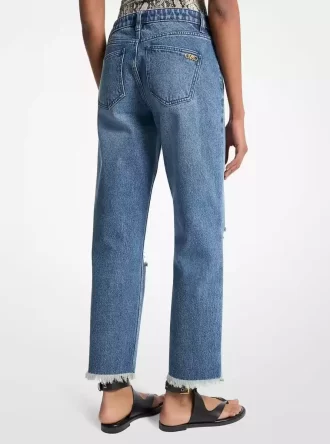 Slitna denimjeans