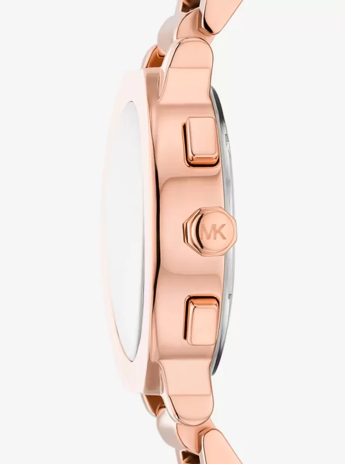 Stor Gramercy roséguldfärgad klocka