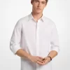 Stretchig bomullsskjorta