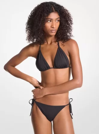 Stretchig nylon triangelbikiniöverdel
