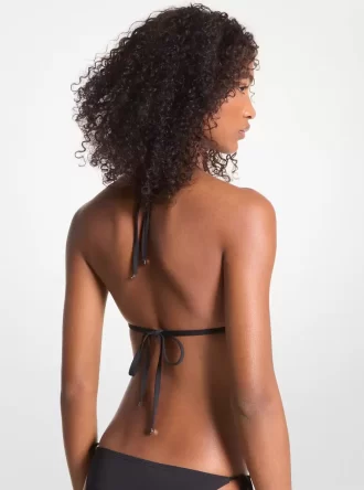 Stretchig nylon triangelbikiniöverdel