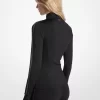 Stretchig nylonjacka med logotyptejp
