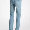Stretchiga denimjeans i cigarettmönster Stretchiga denimjeans i cigarettmönster