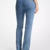 Stretchiga denimjeans i cigarettmönster Stretchiga denimjeans i cigarettmönster