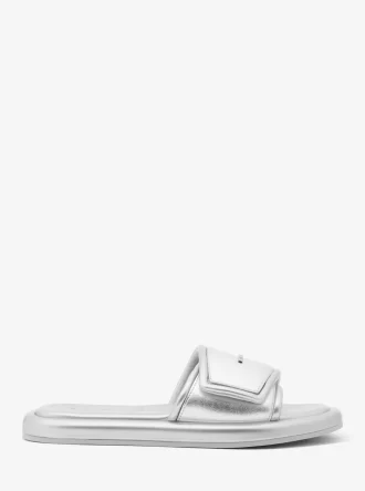Suki Metallic Slidesandaler