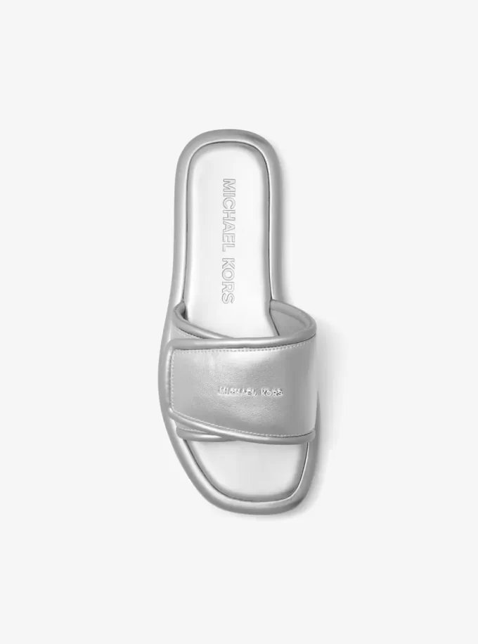 Suki Metallic Slidesandaler