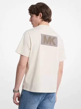 T-shirt med grafisk logotyp i bomull