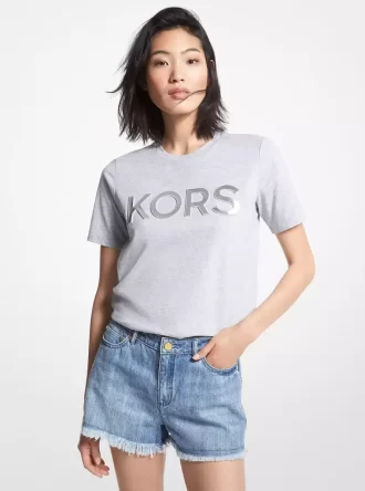 T-shirt med logotyp och ekologisk bomull