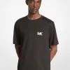 T-shirt med logotypapplikation i bomull T-shirt med logotypapplikation i bomull