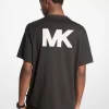 T-shirt med logotypapplikation i bomull T-shirt med logotypapplikation i bomull