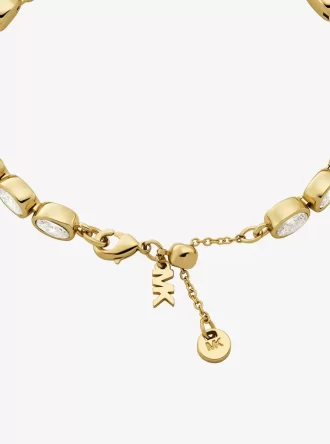 Tennisarmband med ädelmetallplätering i kubisk zirkonia