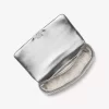Tribeca stor metallisk quiltad axelväska i läder Tribeca stor metallisk quiltad axelväska i läder