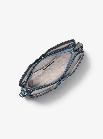 Trisha Medium Axelremsväska i Läder med Pebble-motiv