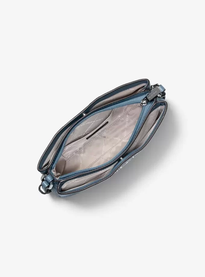 Trisha Medium Axelremsväska i Läder med Pebble-motiv