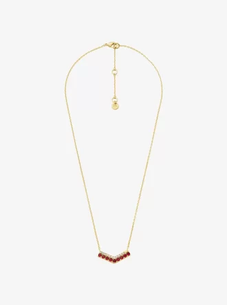 Tvåfärgat Pavé Chevron Halsband