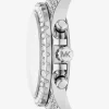 Överdimensionerad Everest Pavé Silverfärgad Klocka Överdimensionerad Everest Pavé Silverfärgad Klocka