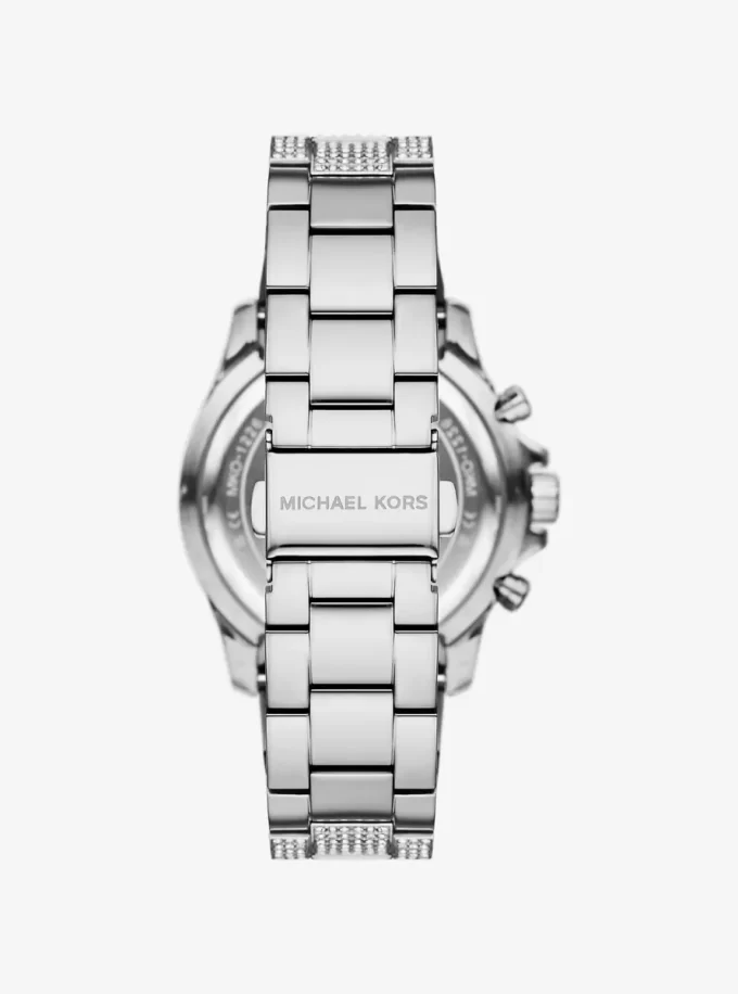 Överdimensionerad Everest Pavé Silverfärgad Klocka Överdimensionerad Everest Pavé Silverfärgad Klocka