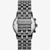 Överdimensionerad Hutton Gunmetal-klocka Överdimensionerad Hutton Gunmetal-klocka