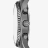 Överdimensionerad Lexington Gunmetal-klocka och armband presentset Överdimensionerad Lexington Gunmetal-klocka och armband presentset