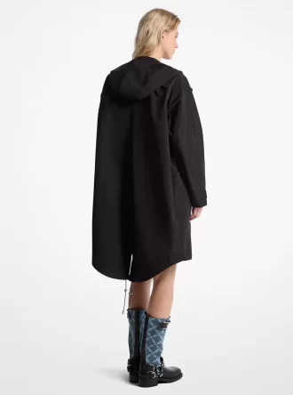 Överdimensionerad vävd parkas