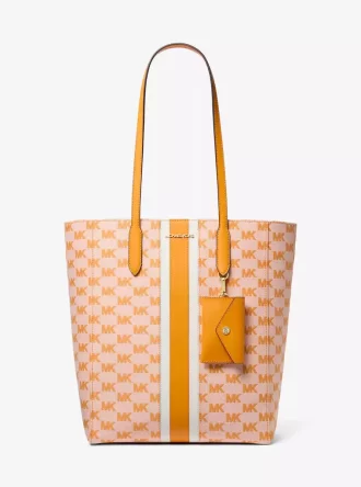 Vincent stor logotypväska i jacquard med korthållare
