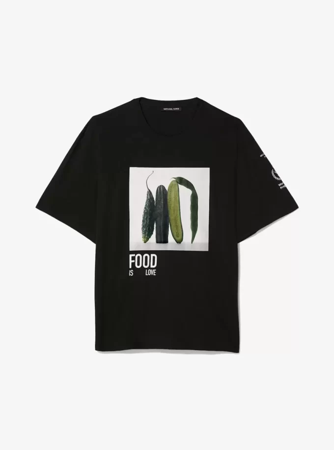 Watch Hunger Stop T-shirt i bomulls- och linneblandning Watch Hunger Stop T-shirt i bomulls- och linneblandning