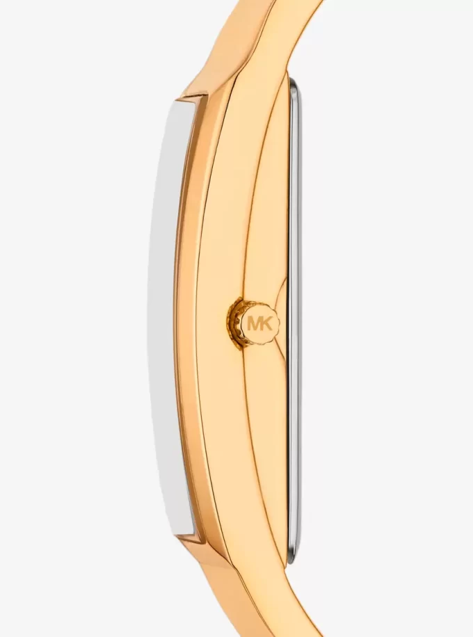 Yazmeen guldfärgad armbandsklocka