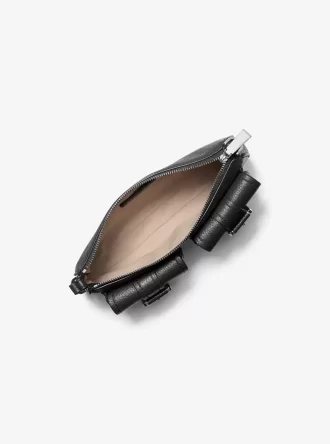 Zoe Liten Läderpåse med Pebble-motiv